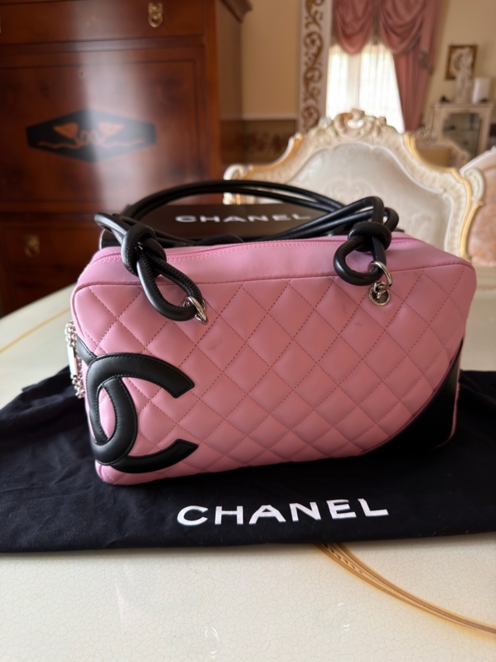CHANEL LIGNE CAMBON BOWLER BAG